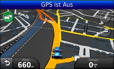 GARMIN Nuvi 3790T - Karte im Nacht-Modus