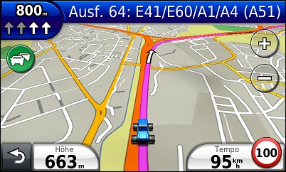 GARMIN Nuvi 3790T - Navigationsanweisung