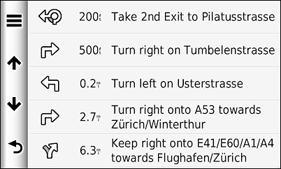 GARMIN Nuvi 3790T - Directions