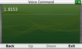 GARMIN Nuvi 3790T -  Voice Command: List of possible postal codes