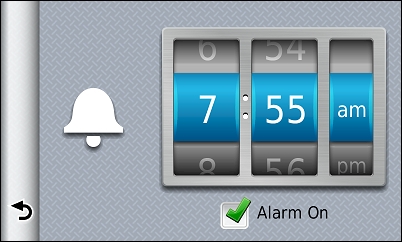 GARMIN Nuvi 3790T - Alarm Clock
