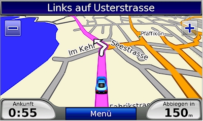 GARMIN Nuvi 5000 - Navigationsanweisung