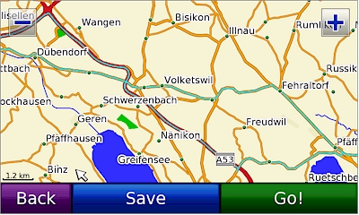 GARMIN Nuvi 5000 - Track