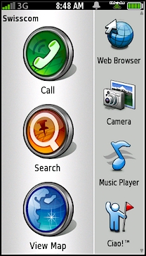 GARMIN nuvifone G60 - Main Menu 3 of 4