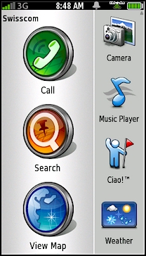 GARMIN nuvifone G60 - Main Menu 4 of 4