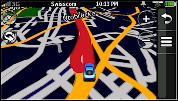 GARMIN nuvifone G60 - Map in Night Mode