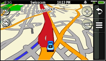 GARMIN nuvifone G60 - Map in Day Mode
