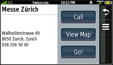 GARMIN nuvifone G60 - Search - Address