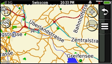 GARMIN nuvifone G60 - Travelled Path (Track)