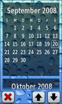 GARMIN Oregon 450 / 450t Kalender