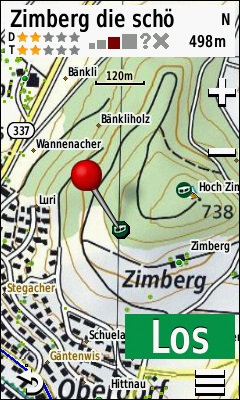 GARMIN Oregon 700-Serie - Geocache-Karte