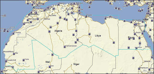 GARMIN Overlander - City Navigator Nordafrika: Abdeckung