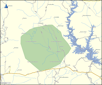 GARMIN Overlander - City Navigator Ost- und Westafrika: Parc National de la Marahoue und Umgebung