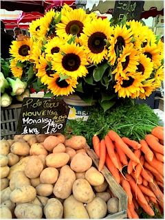 Blumen und Gemuese